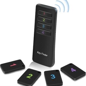 Carbon Fiber Key Finder Set 4 finders black